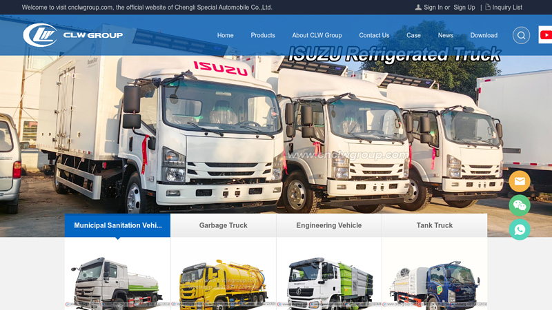 ChengLi Official Website - Water Truck Fuel Truck Garbage Truck Mounted Boom Crane Manlift Sewage Suction Truck Self Loading Truck Fire Truck Factory