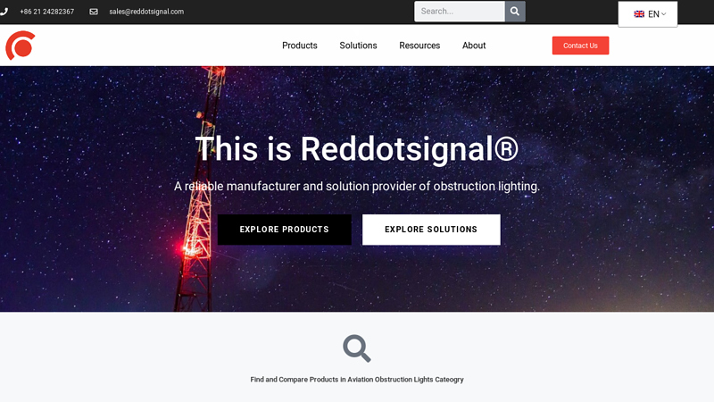 Reddotsignal | Aviation Obstruction Lights, Aircraft Warning Lights, Obstacle Lights