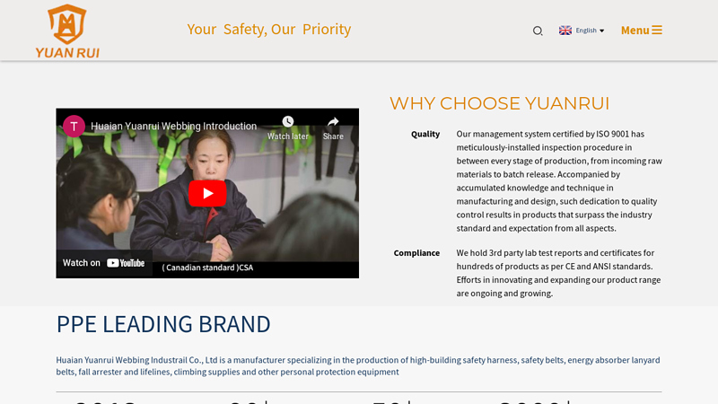 Safety Harness, Safety Belt, Safety Lanyard - Yuanrui