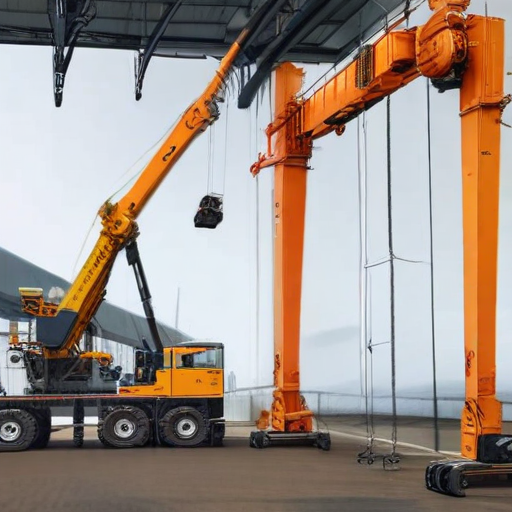 articulating crane