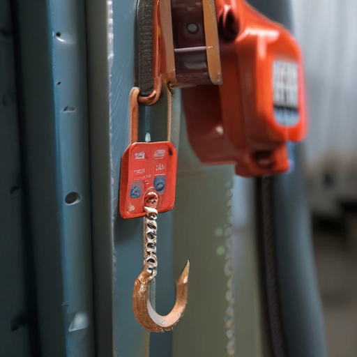 crane hook safety latch