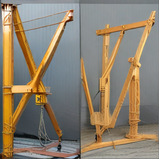 diy wooden jib crane