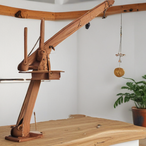 diy wooden jib crane