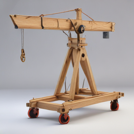 diy wooden jib crane