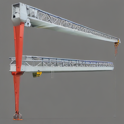 folding jib crane