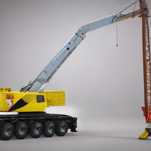 folding jib crane