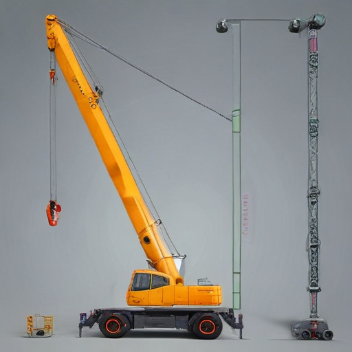 luffing jib mobile crane