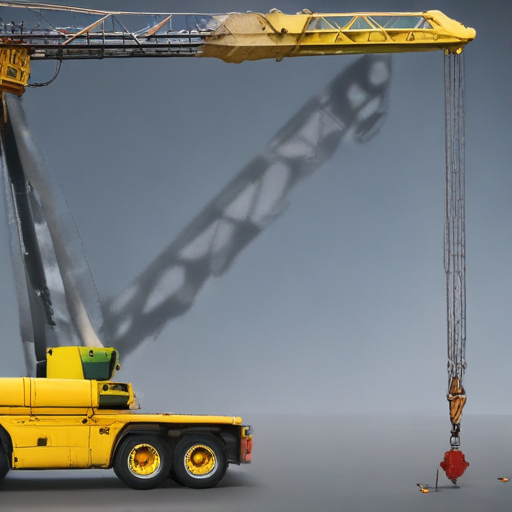 luffing jib mobile crane