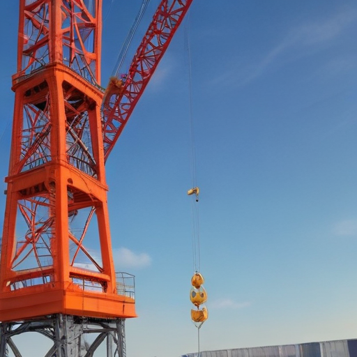 luffing jib tower crane