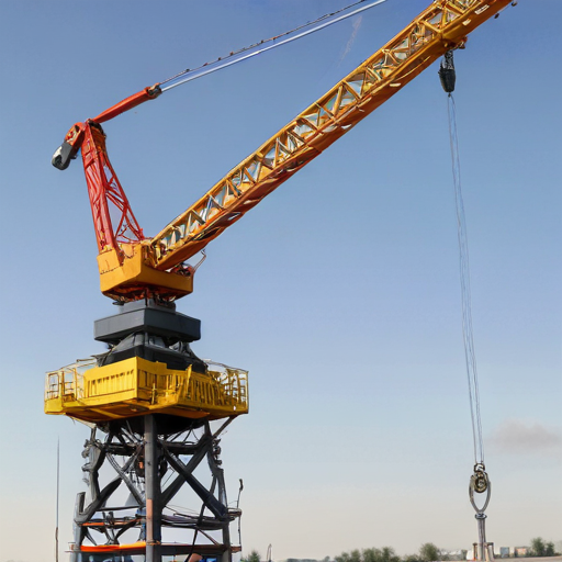 luffing jib tower crane