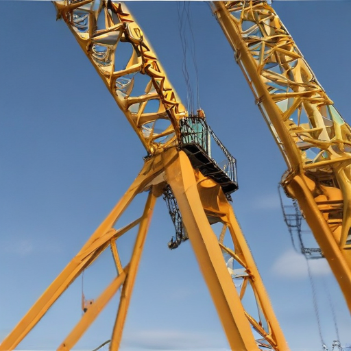 luffing jib tower crane