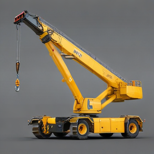 mobile crane luffing jib