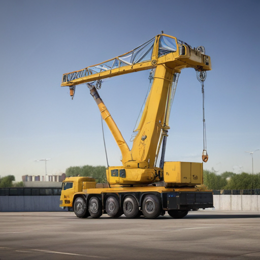 mobile crane luffing jib