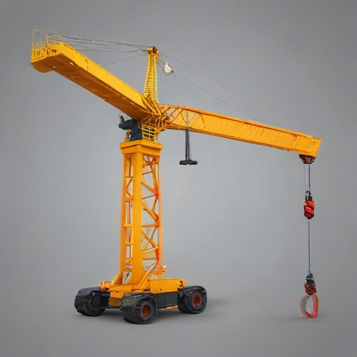 mobile crane luffing jib