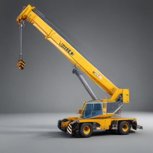 mobile crane luffing jib