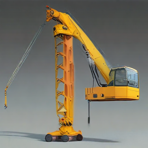 mobile crane luffing jib