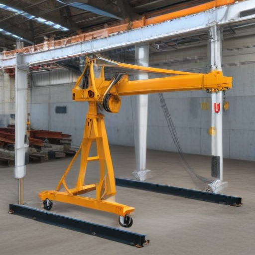 portable aluminum gantry crane