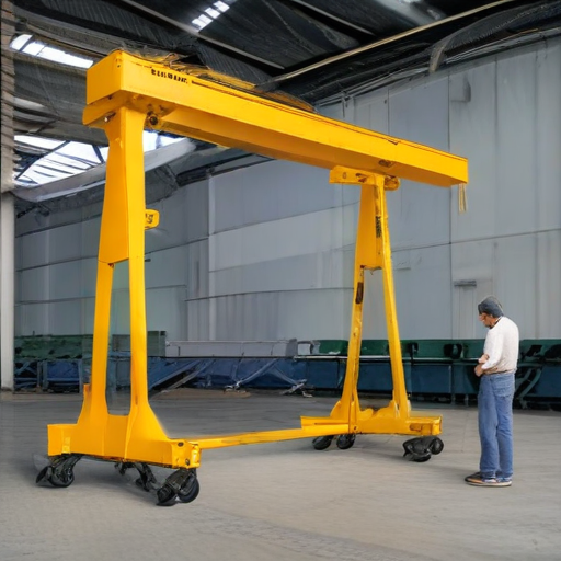 portable aluminum gantry crane