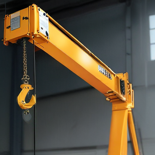 portable jib crane hoist