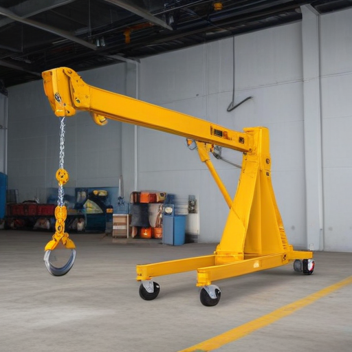 portable jib crane hoist