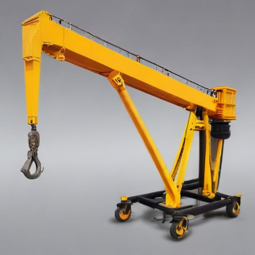 portable jib crane on wheels