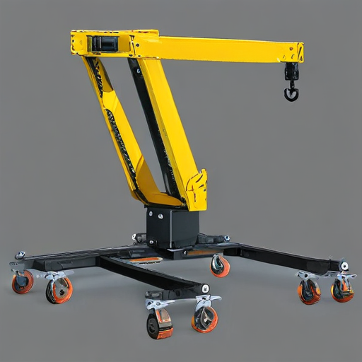 portable jib crane on wheels