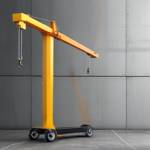 portable jib crane on wheels