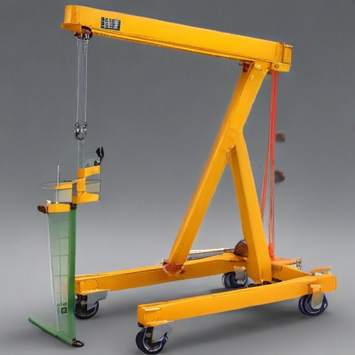 portable jib crane on wheels