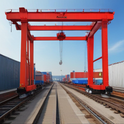 rail mounted container gantry crane