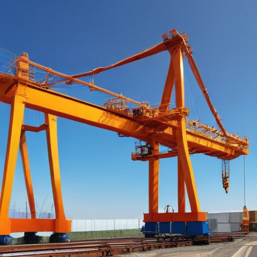 rail mounted container gantry crane