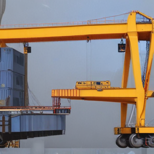 rail mounted container gantry crane