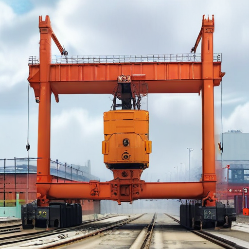 rail mounted container gantry crane