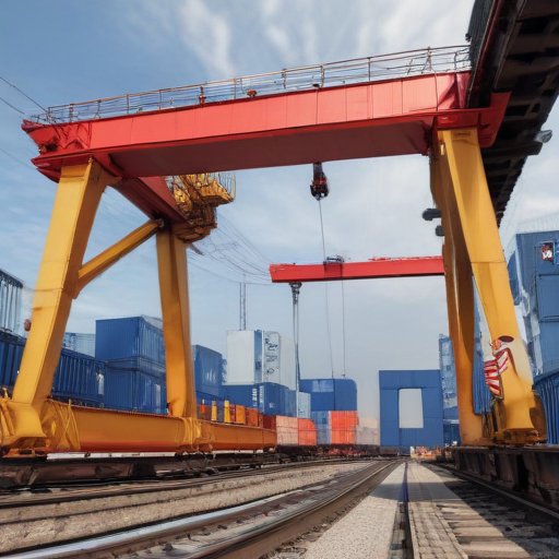 rail mounted container gantry crane