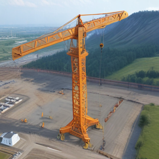 self erecting tower crane