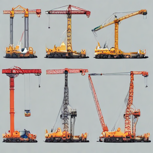 self erecting tower crane