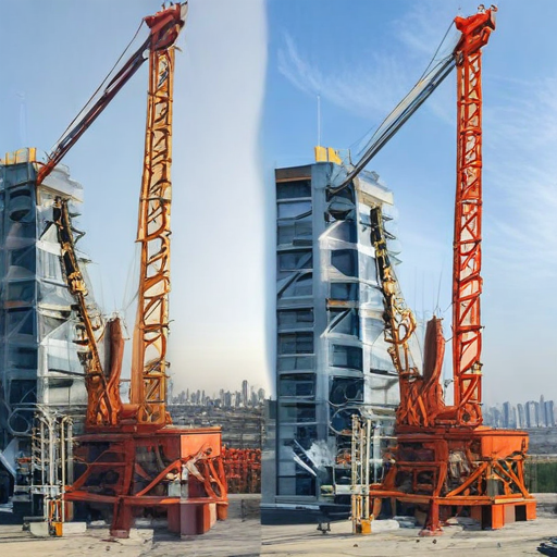 self erecting tower crane