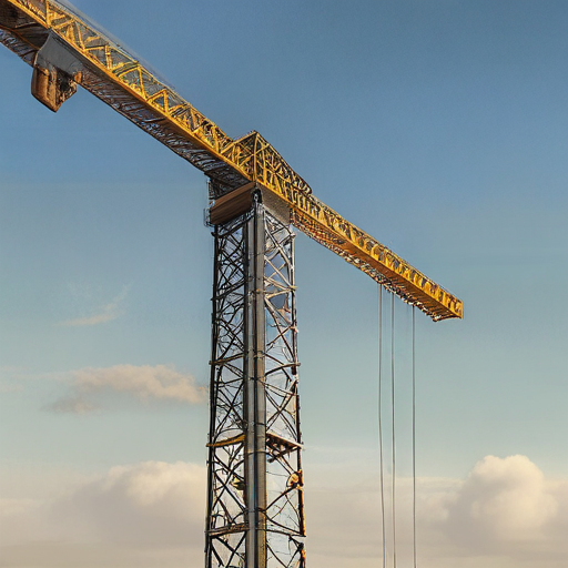 self erecting tower crane