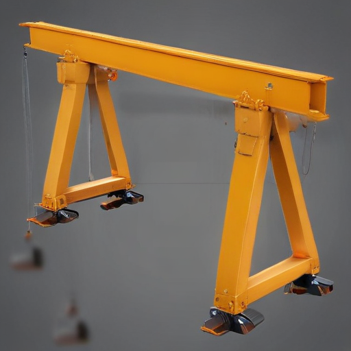 single girder semi gantry crane