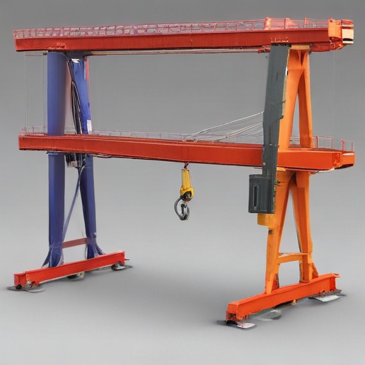 single girder semi gantry crane