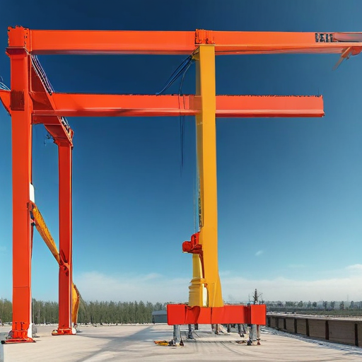 single girder semi gantry crane