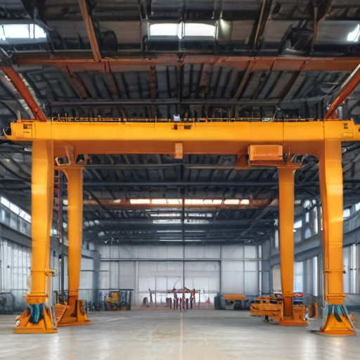 single girder semi gantry crane