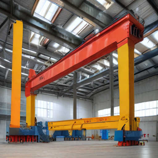 single girder semi gantry crane