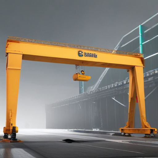 single girder semi gantry crane