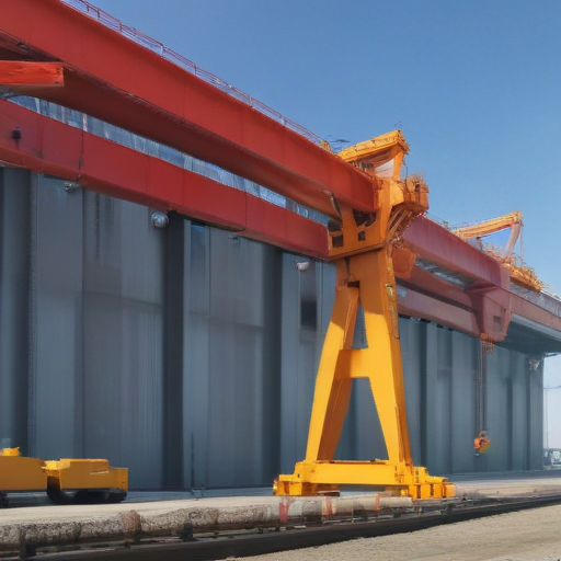 single girder semi gantry crane