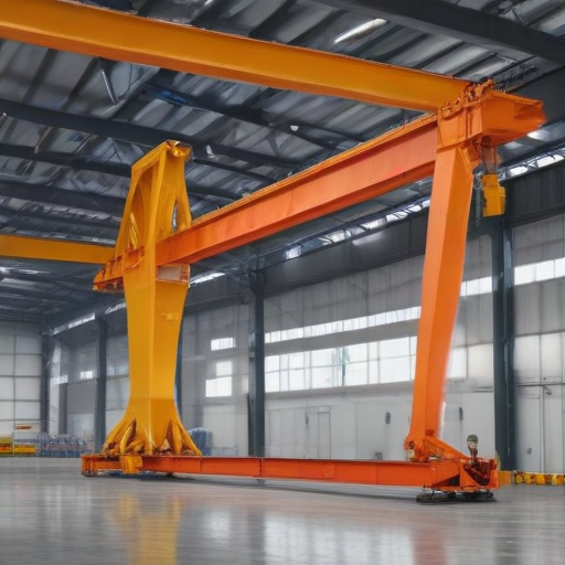 single girder semi gantry crane