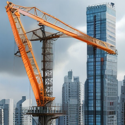 skyscraper crane