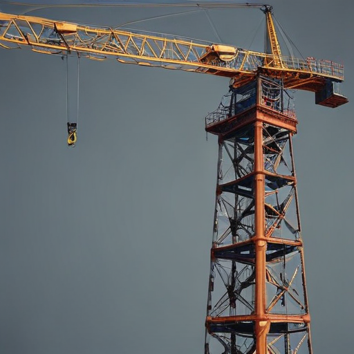 skyscraper crane