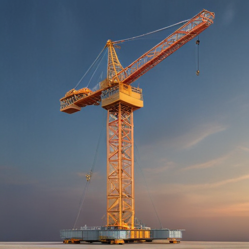 tower crane luffing