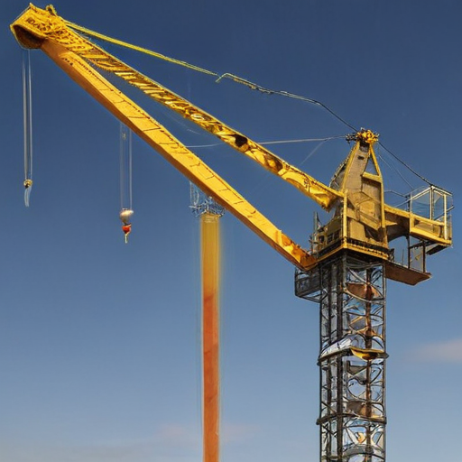 tower crane luffing