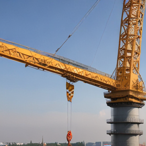 tower crane luffing jib